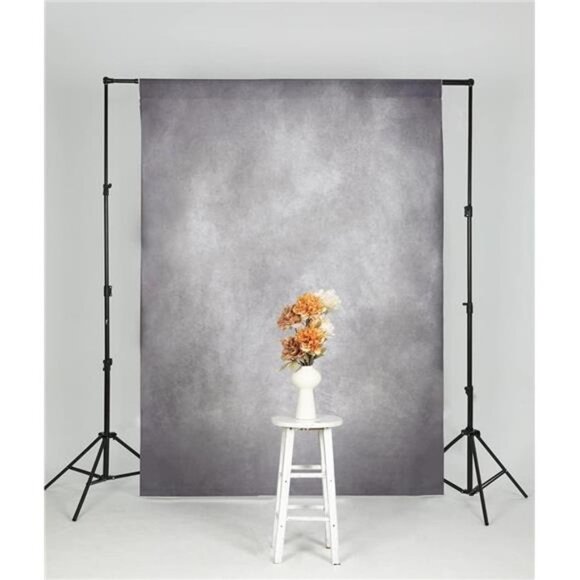 5x7ft Vintage Backdrops Abstract Grey Portrait Photo Backdrop for Photography - Picture 4 of 7